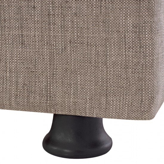 ΚΑΝΑΠΕΣ ΚΡΕΒΑΤΙ ANDRI ΤΡΙΘΕΣΙΟΣ ΜΠΕΖ 180x72x77 εκ.