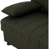 ΚΑΝΑΠΕΣ ΚΡΕΒΑΤΙ ANDRI ΤΡΙΘΕΣΙΟΣ DARK OLIVE 180x72x77 εκ.