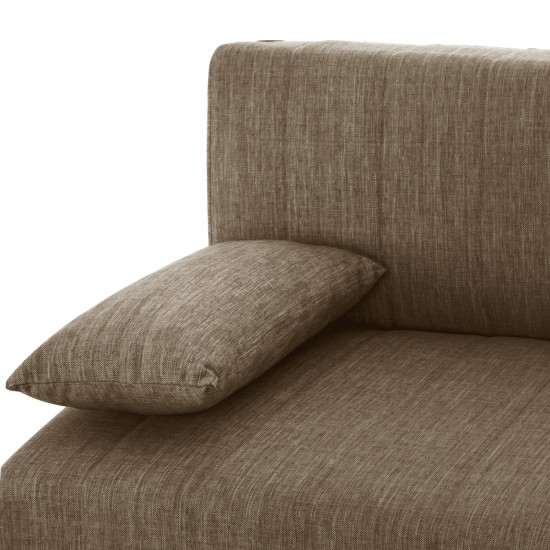 ΚΑΝΑΠΕΣ ΚΡΕΒΑΤΙ ANDRI ΤΡΙΘΕΣΙΟΣ ΚΑΦΕ 180x72x77 εκ.