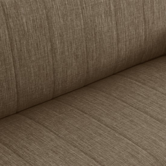 ΚΑΝΑΠΕΣ ΚΡΕΒΑΤΙ ANDRI ΤΡΙΘΕΣΙΟΣ ΚΑΦΕ 180x72x77 εκ.