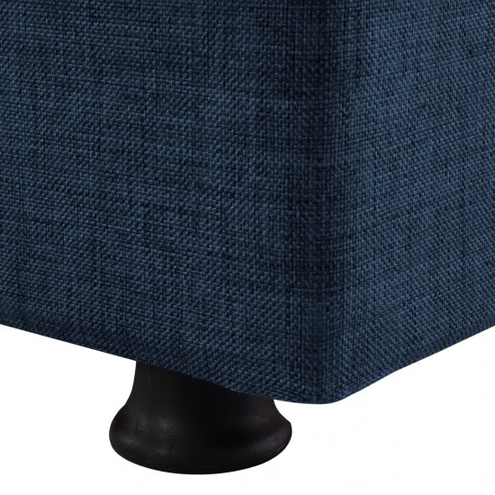 ΚΑΝΑΠΕΣ ΚΡΕΒΑΤΙ ANDRI ΤΡΙΘΕΣΙΟΣ ΜΠΛΕ 180x72x77 εκ.