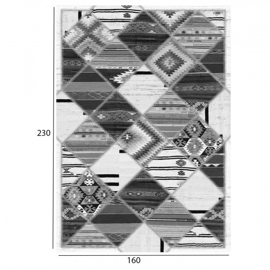 ΧΑΛΙ ΣΑΛΟΝΙΟΥ JOSIANE ΓΚΡΙ 160X230 εκ.