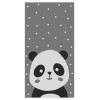 ΠΑΙΔΙΚΟ ΧΑΛΙ ΜΕ ΚΡΟΣΙΑ PANDA ΓΚΡΙ 80Χ150 εκ.