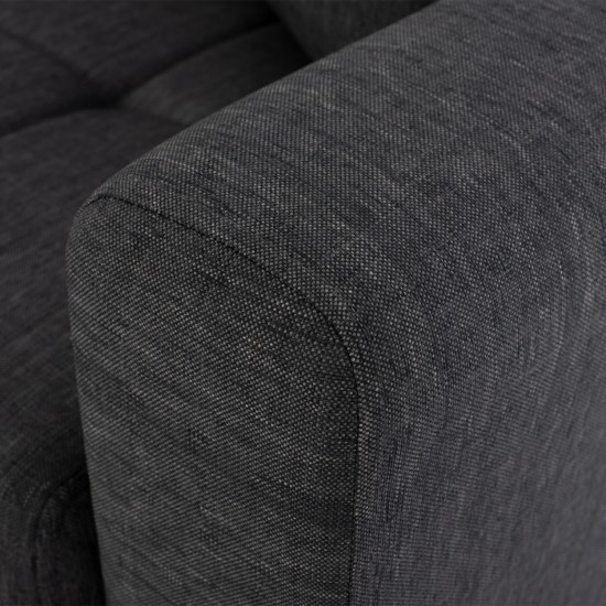 ΚΑΝΑΠΕΣ ΚΡΕΒΑΤΙ ΔΙΘΕΣΙΟΣ ΨΗΛΗ ΠΛΑΤΗ ΓΚΡΙ 190x84x88 εκ.