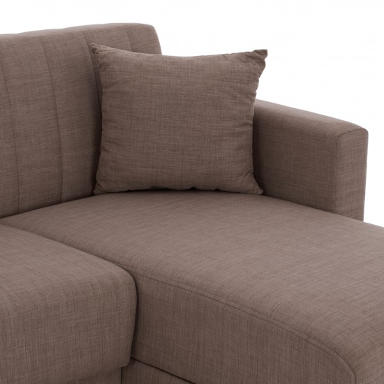 ΚΑΝΑΠΕΣ ΚΡΕΒΑΤΙ GHUFRAN ΓΩΝΙΑ ΑΝΑΣΤΡΕΨΙΜΗ ΚΑΦΕ 200x133x77Yεκ.