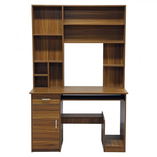 ΓΡΑΦΕΙΟ ΜΕ ΒΙΒΛΙΟΘΗΚΗ-ΡΑΦΙΕΡΑ STATUS ΚΑΡΥΔΙ 120x55x182 εκ.