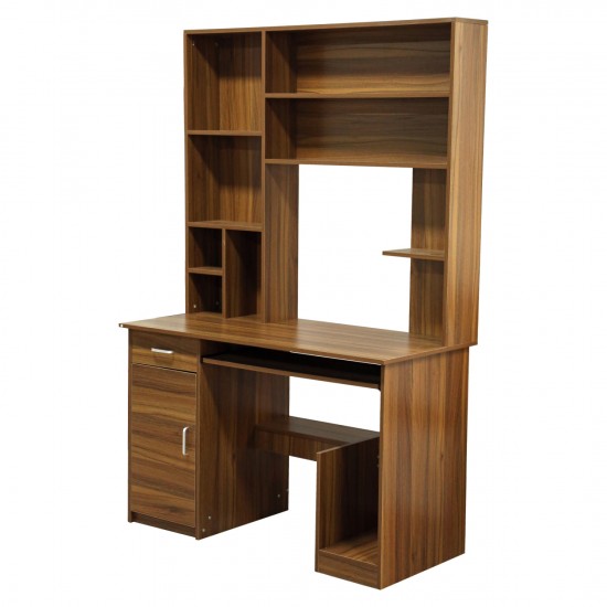 ΓΡΑΦΕΙΟ ΜΕ ΒΙΒΛΙΟΘΗΚΗ-ΡΑΦΙΕΡΑ STATUS ΚΑΡΥΔΙ 120x55x182 εκ.