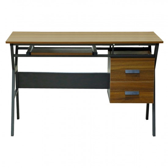 ΓΡΑΦΕΙΟ ΚΑΡΥΔΙ-ΓΚΡΙ ΜΕ ΜΑΤ ΓΚΡΙ ΣΚΕΛΕΤΟ 120X60X76εκ.