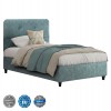 ΚΡΕΒΑΤΙ DOLORES LIGHT GREEN ΓΙΑ ΣΤΡΩΜΑ 120x200 εκ.