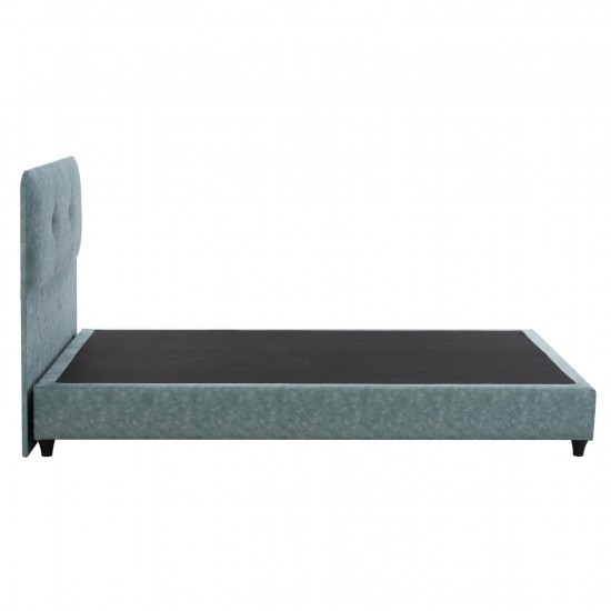 ΚΡΕΒΑΤΙ DOLORES LIGHT GREEN ΓΙΑ ΣΤΡΩΜΑ 120x200 εκ.