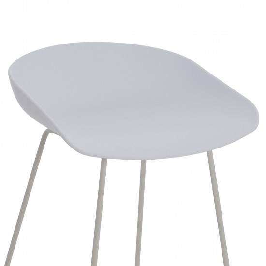 ΣΚΑΜΠΟ ΜΠΑΡ ΛΕΥΚΟ ΜΕΣΑΙΟΥ ΥΨΟΥΣ 44x44x74 εκ.