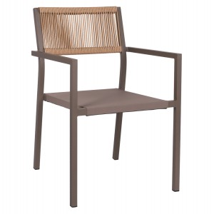 ΠΟΛΥΘΡΟΝΑ ΑΛΟΥΜΙΝΙΟΥ ΕΠΑΓΓΕΛΜΑΤΙΚΗ ΣΑΜΠΑΝΙΖΕ ME RATTAN ΠΛΑΤΗ 57x61x83Yεκ.