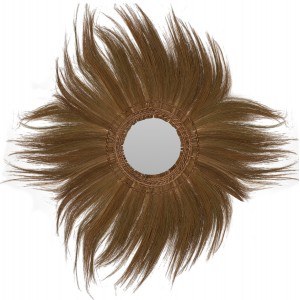 ΚΑΘΡΕΠΤΗΣ ΣΤΡΟΓΓΥΛΟΣ ΜΕ ΠΛΑΙΣΙΟ ΦΛΟΙΟ ΜΠΑΝΑΝΑΣ ΣΕ ΧΡΩΜΑ ΦΥΣΙΚΟ 100x4x100 ΕΚ.