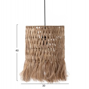 ΦΩΤΙΣΤΙΚΟ ΟΡΟΦΗΣ ME ΚΥΛΙΝΔΡΙΚΟ ΚΑΠΕΛΟ ΑΠΟ ΙΝΕΣ ΑΜΠΑΚΑ ΣΕ ΦΥΣΙΚΟ 30X30X40Υεκ.