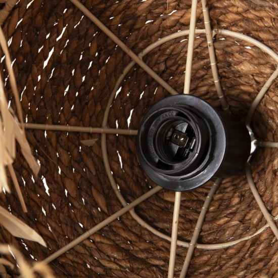 ΦΩΤΙΣΤΙΚΟ ΟΡΟΦΗΣ ΜΕ ΚΑΠΕΛΟ ΑΠΟ ΙΝΕΣ ΣΙΖΑΛ ΣΕ ΦΥΣΙΚΟ Φ36x46-120Υεκ.