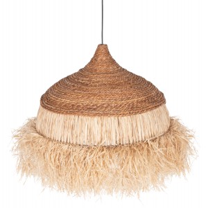 ΦΩΤΙΣΤΙΚΟ ΟΡΟΦΗΣ ME ΚΑΠΕΛΟ ΑΠΟ ΙΝΕΣ ΣΙΖΑΛ ΣΕ ΦΥΣΙΚΟ 50x50x50Yεκ.