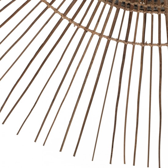 ΚΑΘΡΕΠΤΗΣ ΤΟΙΧΟΥ ΣΤΡΟΓΓΥΛΟΣ ΜΕ STICKS ΚΟΚΟΦΟΙΝΙΚΑ ΣΕ ΦΥΣΙΚΟ 120x4x120Yεκ.