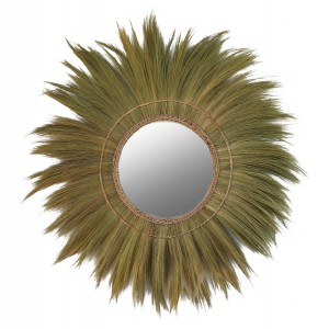 ΚΑΘΡΕΠΤΗΣ ΤΟΙΧΟY ΣΤΡΟΓΓΥΛΟΣ ΠΛΑΙΣΙΟ ΙΝΕΣ ΜΠΑΝΑΝΑΣ ΣΕ ΦΥΣΙΚΟ 130x4x130Υεκ.