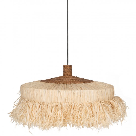 ΦΩΤΙΣΤΙΚΟ ΟΡΟΦΗΣ ΚΥΛΙΝΔΡΙΚΟ ΚΑΠΕΛΟ ΑΠΟ ΙΝΕΣ ΣΙΖΑΛ ΣΕ ΦΥΣΙΚΟ 80x80x45Υεκ.