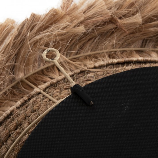 ΚΑΘΡΕΠΤΗΣ ΤΟΙΧΟΥ ΣΤΡΟΓΓΥΛΟΣ ΜΕ ΠΛΑΙΣΙΟ ΑΠΟ ΙΝΕΣ ΑΜΠΑΚΑ ΣΕ ΦΥΣΙΚΟ 85x17x85Yεκ.