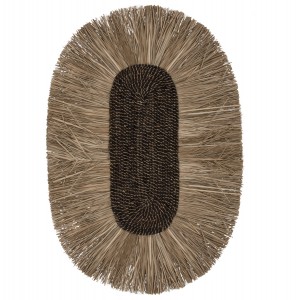 ΔΙΑΚΟΣΜΗΤΙΚΟ ΤΟΙΧΟΥ ΟΒΑΛ ΑΠΟ GRASS ΚΑΙ ΙΝΕΣ ΑΜΠΑΚΑ ΣΕ ΧΡΩΜΑ ΦΥΣΙΚΟ 50x5x75Yεκ.