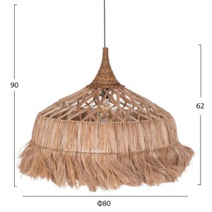 ΦΩΤΙΣΤΙΚΟ ΟΡΟΦΗΣ ΑΠΟ ΙΝΕΣ ΚΑΝΝΑΒΗΣ ΜΑΝΙΛΑΣ ΣΕ ΦΥΣΙΚΟ Φ80x62-90Yεκ.