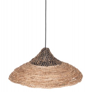 ΦΩΤΙΣΤΙΚΟ ΟΡΟΦΗΣ ΑΠΟ ΙΝΕΣ ΑΜΠΑΚΑ ΣΕ ΦΥΣΙΚΟ-ΜΑΥΡΟ Φ45x23-60Υεκ.