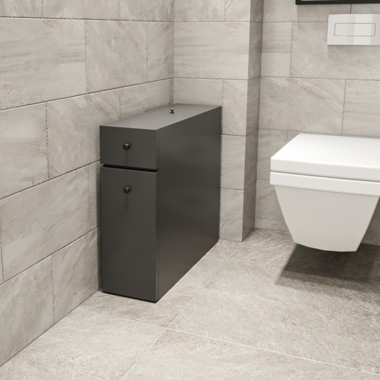 ΝΤΟΥΛΑΠΙ ΜΠΑΝΙΟΥ ΑΝΘΡΑΚΙ ΜΕΛΑΜΙΝΗ 19x60x55Υεκ.