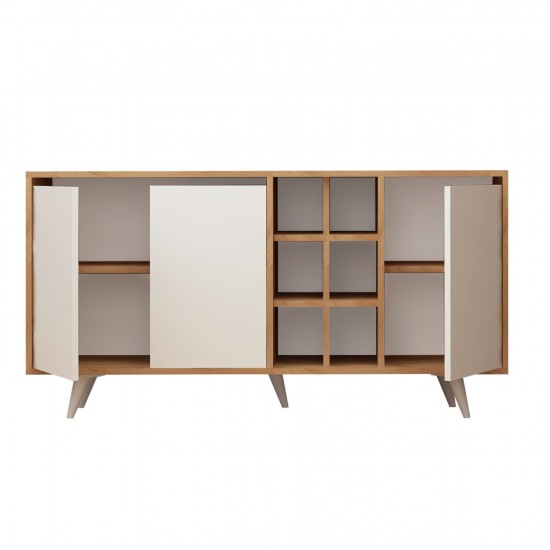 ΜΠΟΥΦΕΣ ΜΕΛΑΜΙΝΗΣ ΚΑΡΥΔΙ ΚΑΙ ΛΕΥΚΟ 140x40x86Yεκ.