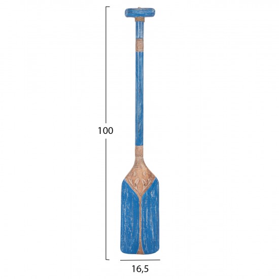 ΔΙΑΚΟΣΜΗΤΙΚΟ ΤΟΙΧΟΥ ΑΠΟ ΜΑΣΙΦ ΞΥΛΟ ΑΛΜΠΑΣΙΑΣ ΜΠΛΕ 100 εκ.