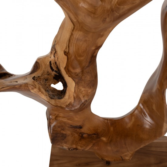 ΕΠΙΤΡΑΠΕΖΙΟ ΔΙΑΚΟΣΜΗΤΙΚΟ ΑΠΟ ΜΑΣΙΦ ΞΥΛΟ ΤΙΚ ΦΥΣΙΚΟ 26Χ16Χ70 ΕΚ.