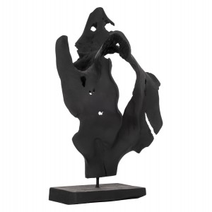 ΕΠΙΤΡΑΠΕΖΙΟ ΔΙΑΚΟΣΜΗΤΙΚΟ ΑΠΟ ΜΑΣΙΦ ΞΥΛΟ ΤΙΚ ΜΑΥΡΟ 26Χ16Χ70 ΕΚ.