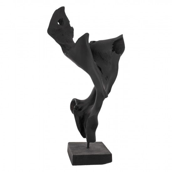 ΕΠΙΤΡΑΠΕΖΙΟ ΔΙΑΚΟΣΜΗΤΙΚΟ ΑΠΟ ΜΑΣΙΦ ΞΥΛΟ ΤΙΚ ΜΑΥΡΟ 26Χ16Χ70 ΕΚ.