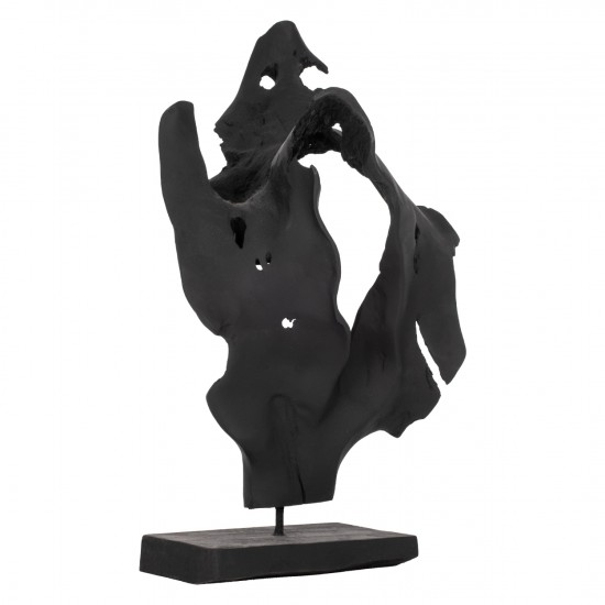 ΕΠΙΤΡΑΠΕΖΙΟ ΔΙΑΚΟΣΜΗΤΙΚΟ ΑΠΟ ΜΑΣΙΦ ΞΥΛΟ ΤΙΚ ΜΑΥΡΟ 26Χ16Χ70 ΕΚ.