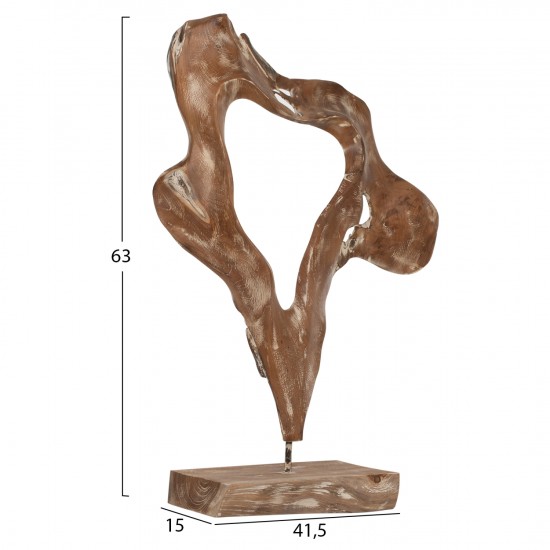 ΕΠΙΤΡΑΠΕΖΙΟ ΔΙΑΚΟΣΜΗΤΙΚΟ ΑΠΟ ΜΑΣΙΦ ΞΥΛΟ ΤΙΚ WHITEWASH 26Χ16Χ70 ΕΚ.