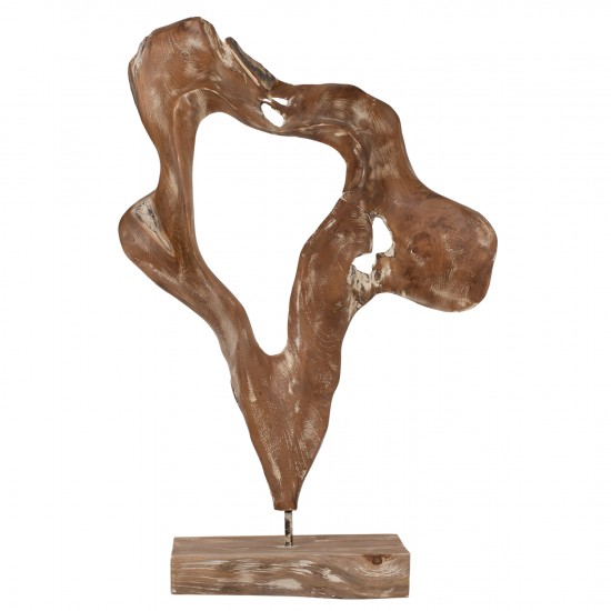 ΕΠΙΤΡΑΠΕΖΙΟ ΔΙΑΚΟΣΜΗΤΙΚΟ ΑΠΟ ΜΑΣΙΦ ΞΥΛΟ ΤΙΚ WHITEWASH 26Χ16Χ70 ΕΚ.