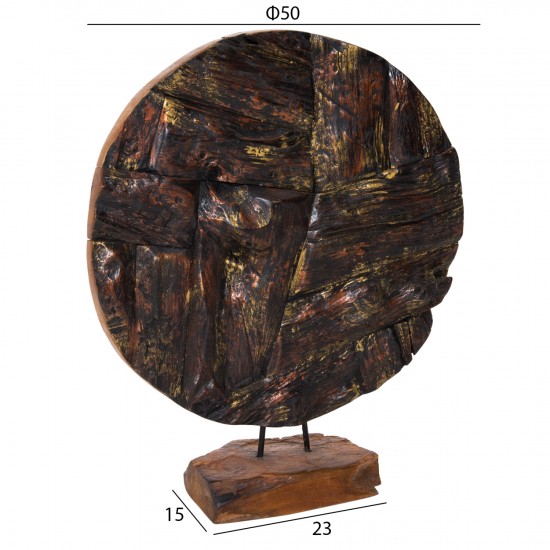 ΕΠΙΤΡΑΠΕΖΙΟ ΔΙΑΚΟΣΜΗΤΙΚΟ ΜΑΣΙΦ ΞΥΛΟ ΤΙΚ ΦΥΣΙΚΟ 50X15X64ΕΚ.