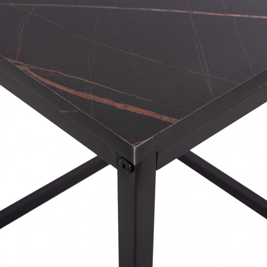 ΖΙΓΚΟΝ GRELAY 2 ΤΕΜΑΧΙΩΝ MDF ΟΨΗ ΜΑΡΜΑΡΟΥ & ΜΕΤΑΛΛΟ 45Χ45Χ50Yεκ.