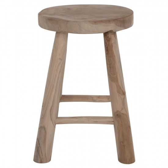 ΣΚΑΜΠΟ ΑΠΟ ΜΑΣΙΦ ΞΥΛΟ TIK ΦΥΣΙΚΟ 30Χ45 εκ.