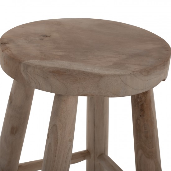 ΣΚΑΜΠΟ ΑΠΟ ΜΑΣΙΦ ΞΥΛΟ TIK ΦΥΣΙΚΟ 30Χ45 εκ.