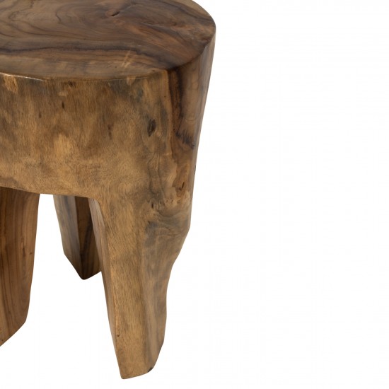 ΒΟΗΘΗΤΙΚΟ ΤΡΑΠΕΖΑΚΙ ΑΠΟ ΜΑΣΙΦ ΞΥΛΟ ΤΙΚ ΦΥΣΙΚΟ 30X40 εκ.