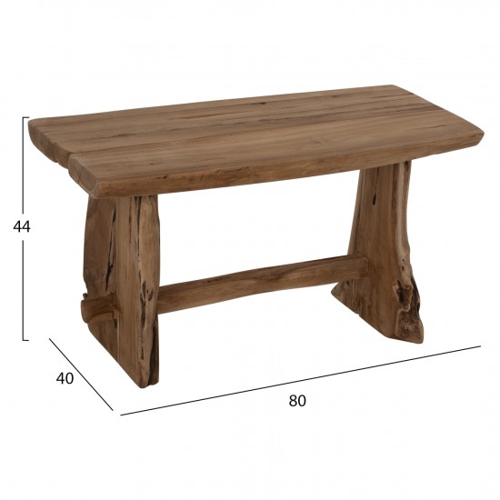ΠΑΓΚΑΚΙ YEDI ΑΠΟ ΜΑΣΙΦ ΞΥΛΟ TIK ΦΥΣΙΚΟ 80X40X44Y εκ. ΠΑΓΚΑΚΙ YEDI ΑΠΟ ΜΑΣΙΦ ΞΥΛΟ TIK ΦΥΣΙΚΟ 80X40X44Y εκ.