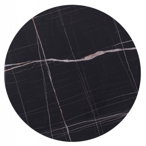 ΕΠΙΦΑΝΕΙΑ ΤΡΑΠΕΖΙΟΥ ΣΤΡΟΓΓΥΛΗ WERZALIT ΜΑΥΡΟ ΜΑΡΜΑΡΟ 741 Φ60εκ.