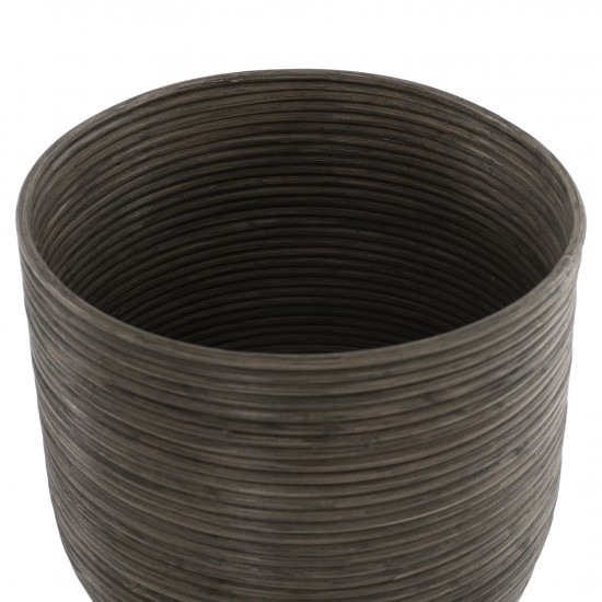 ΓΛΑΣΤΡΑ ΑΠΟ RATTAN ΚΑΙ BAMBOO 31x30x80Yεκ. ΦΥΣΙΚΟ - ΠΡΑΣΙΝΟ