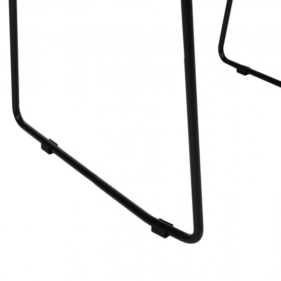 ΚΑΡΕΚΛΑ ΜΕΤΑΛΛΙΚΗ ΜΑΥΡΗ ΜΑΥΡΟ ΜΑΞΙΛΑΡΙ & RATTAN ΦΥΣΙΚΟ 51.5x58x86Yεκ.