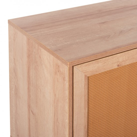 ΜΠΟΥΦΕΣ ΜΕΛΑΜΙΝΗΣ COLM- ΣΥΝΘ. RATTAN ΣΤΙΣ ΠΟΡΤΕΣ 120Χ39Χ70Υεκ.