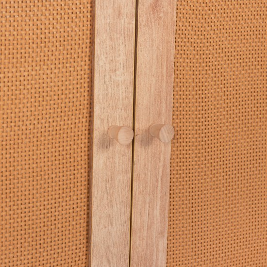 ΜΠΟΥΦΕΣ ΜΕΛΑΜΙΝΗΣ COLM- ΣΥΝΘ. RATTAN ΣΤΙΣ ΠΟΡΤΕΣ 120Χ39Χ70Υεκ.