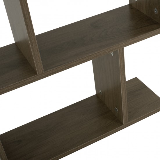 ΒΟΗΘΗΤΙΚΟ ΤΡΑΠΕΖΙ ΜΕ ΡΑΦΙΑ AMEER ΜΕΛΑΜΙΝΗ ΣΕ OLIVE GREY ΧΡΩΜΑ 50x17x56Υεκ.