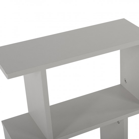 ΒΟΗΘΗΤΙΚΟ ΤΡΑΠΕΖΙ ΜΕ ΡΑΦΙΑ AMABELLA ΜΕΛΑΜΙΝΗ ΛΕΥΚΗ 45x17x52Yεκ.