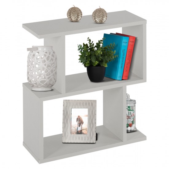 ΒΟΗΘΗΤΙΚΟ ΤΡΑΠΕΖΙ ΜΕ ΡΑΦΙΑ AMABELLA ΜΕΛΑΜΙΝΗ ΛΕΥΚΗ 45x17x52Yεκ.